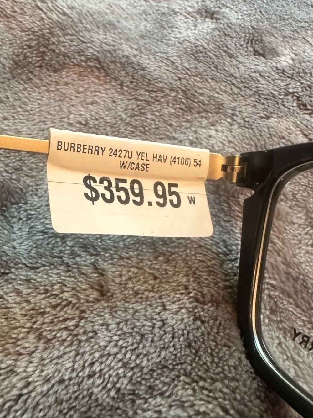 Burberry Black Tortoise Square Cat-Eye Glasses - Picture 2 of 4